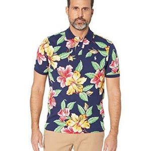 Ralph Lauren Polo Tropical Floral Print Shirt Size XL Bright Classic RL Style